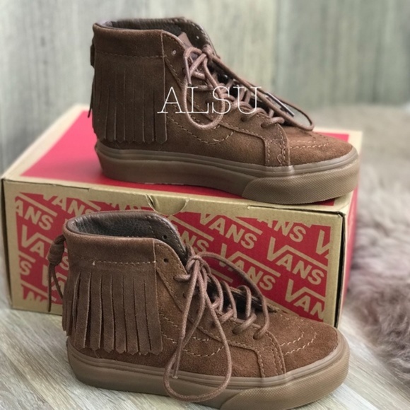 Vans Other - NWT VANS SK8-HI Moc Suede Bison Kid’s AUTHENTIC